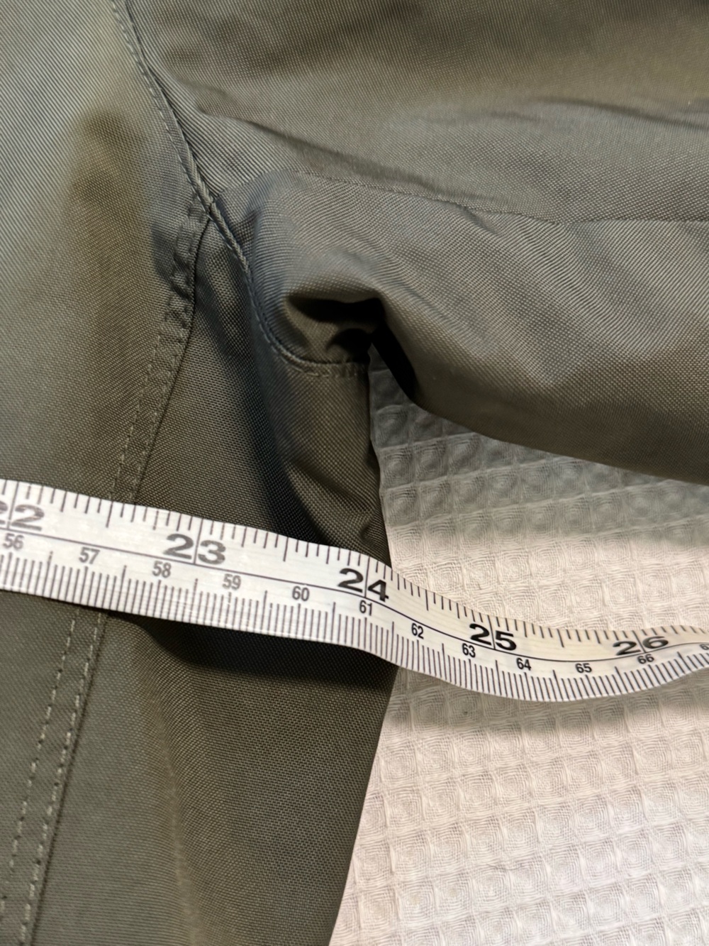 Men's reversible blue Olive Green Field Jacket - Picture 13 of 14